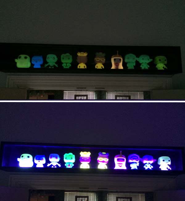 Funko Display Ideas -- Home and Family -- Lighted Cabinet Display (3) --- We Do Geek