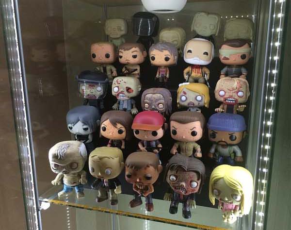 Funko Display Ideas -- Home and Family -- The Walking Dead Cabinet --- We Do Geek