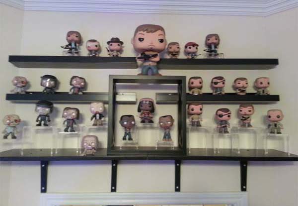 Funko Display Ideas -- Home and Family -- The Walking Dead Wall Display --- We Do Geek