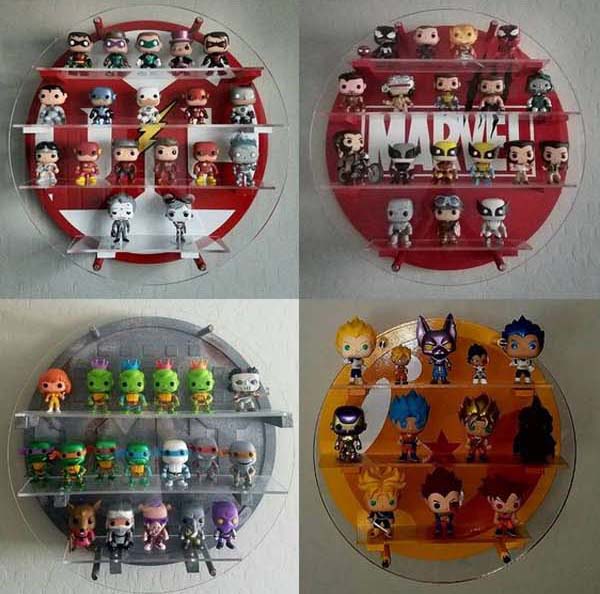 Funko Display Ideas -- Home and Family -- Themed Display-The Flash, Marvel, TMNT, Dragonball --- We Do Geek