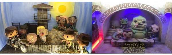 Funko Display Ideas -- Home and Family -- Themed Display-The Walking Dead, Star Wars --- We Do Geek